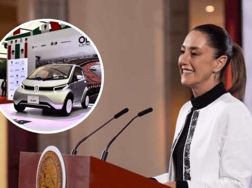 Industria Automotriz Apoya a Olinia: El Auto Eléctrico Presentado por Sheinbaum
