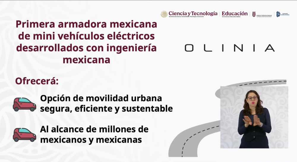 El Gobierno de México Apostará por la Producción de Autos Eléctricos con Olinia