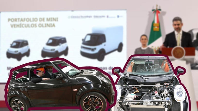 Filtran FOTOS reales del primer auto eléctrico Olinia: ¿Ya está a la venta?