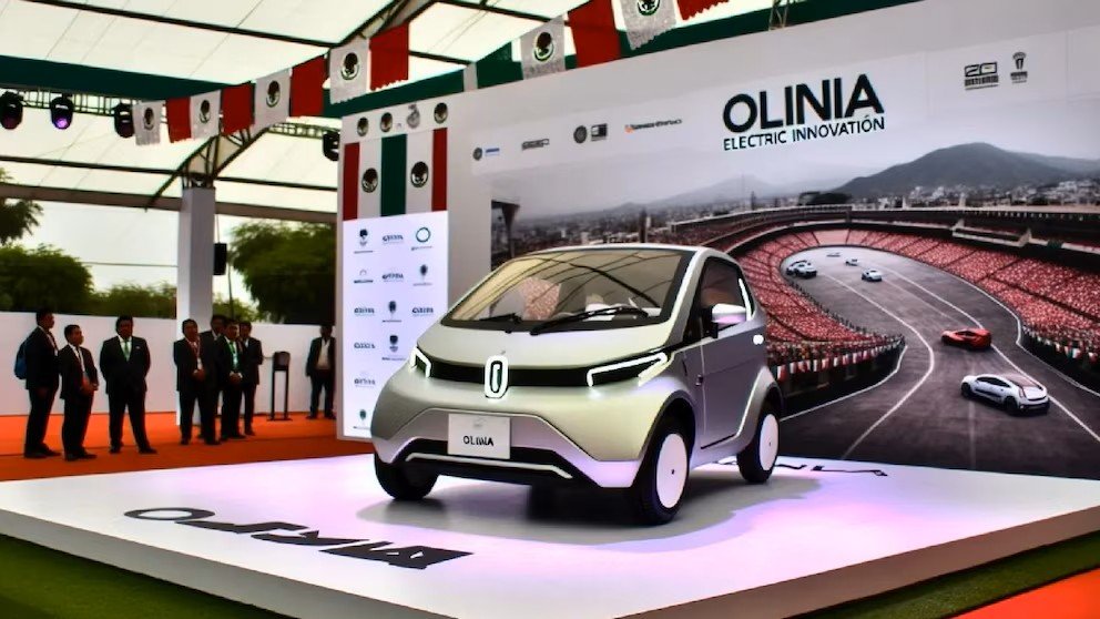 Sheinbaum anuncia que auto eléctrico Olinia será accesible para las familias mexicanas; se trabaja en la patente