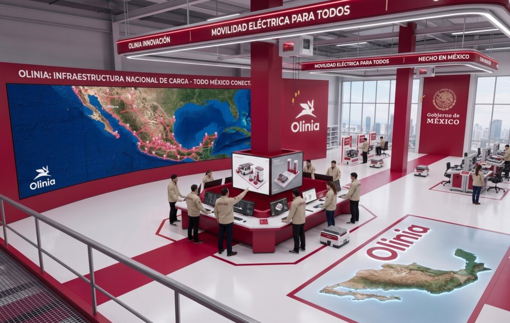 Olinia incluye un plan de infraestructura de carga en todo el país
