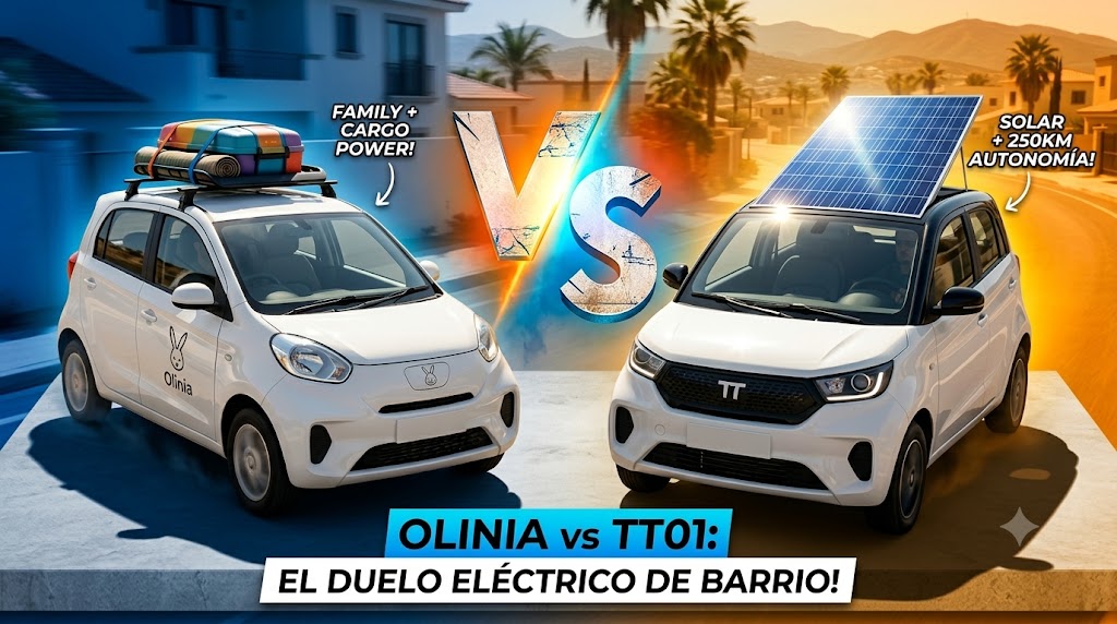 ¿Cuánto cuesta el auto eléctrico Olinia y el TT01?